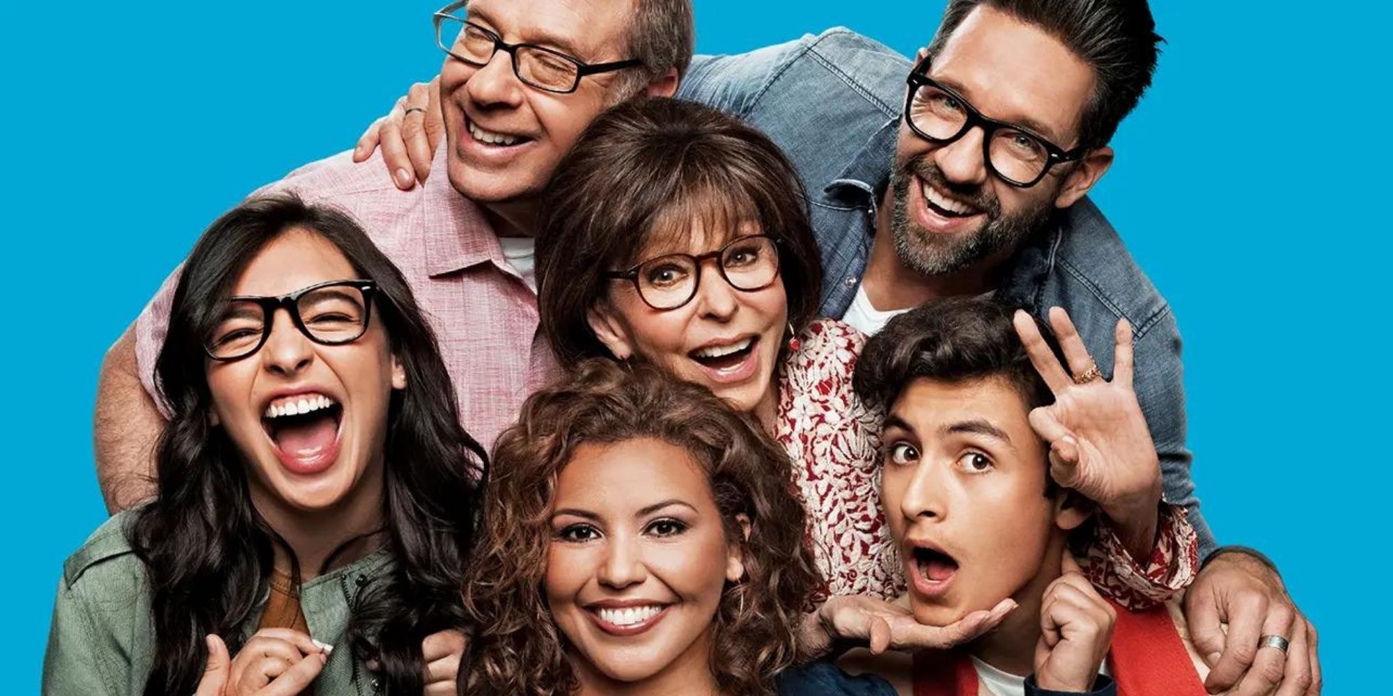 The cast of One Day At A Time smiling