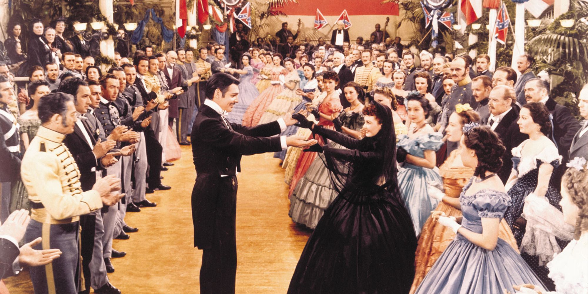 people dancing in a ball from Gone With the Wind