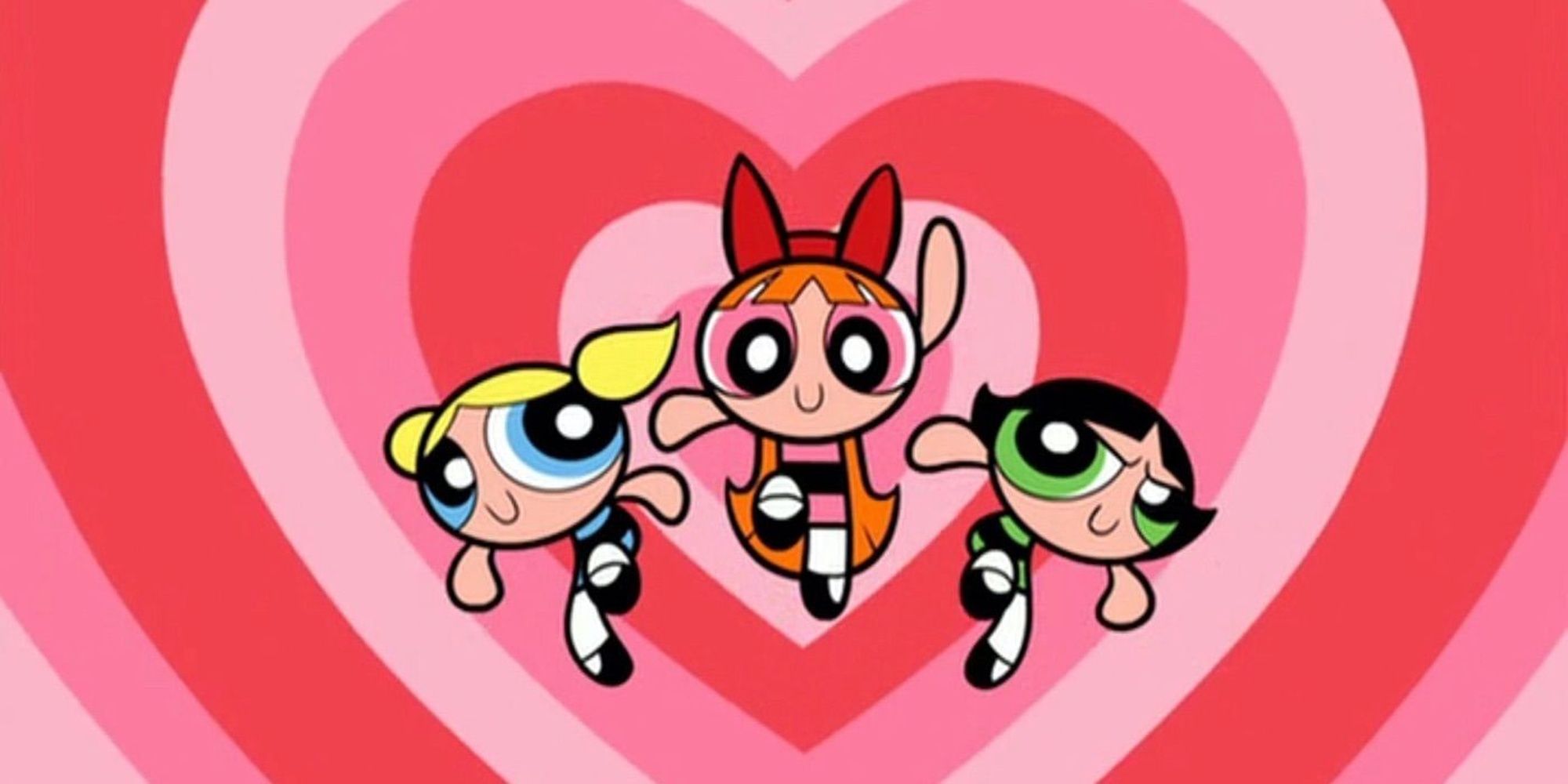 Blossom, Bubbles, and Buttercup in 'The Powerpuff Girls'