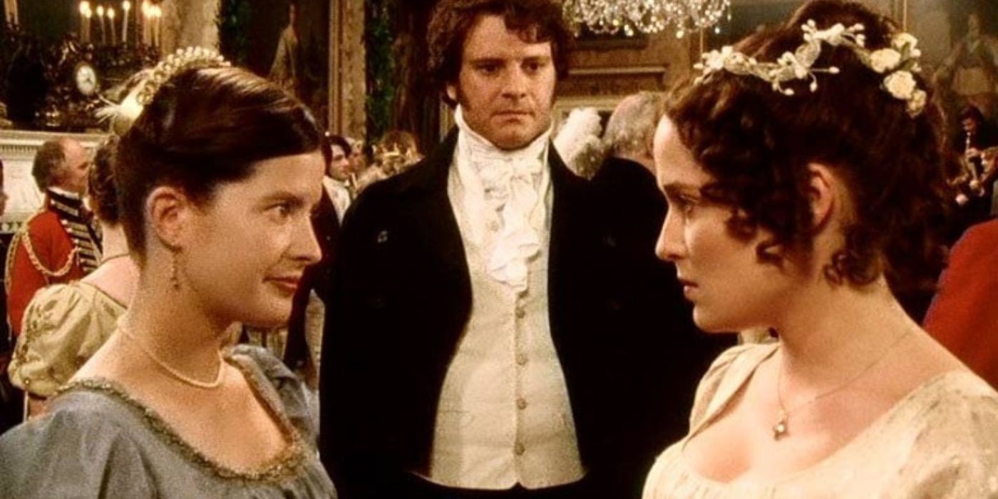 Pride and Prejudice Image of Mr. Fitzwilliam Darcy (Colin Firth) and Elizabeth Bennet (Jennifer Ehle)