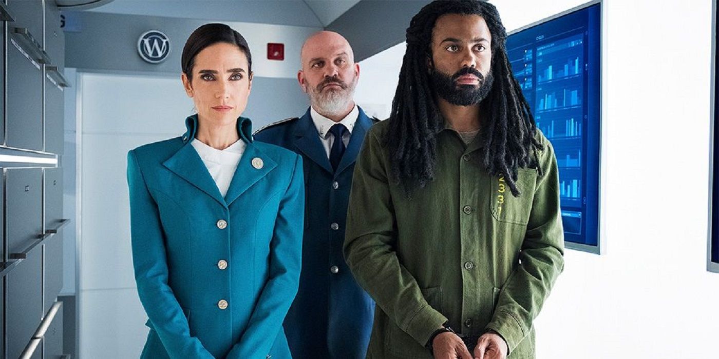 Jennifer Connelly and Daveed Diggs in Snowpiercer