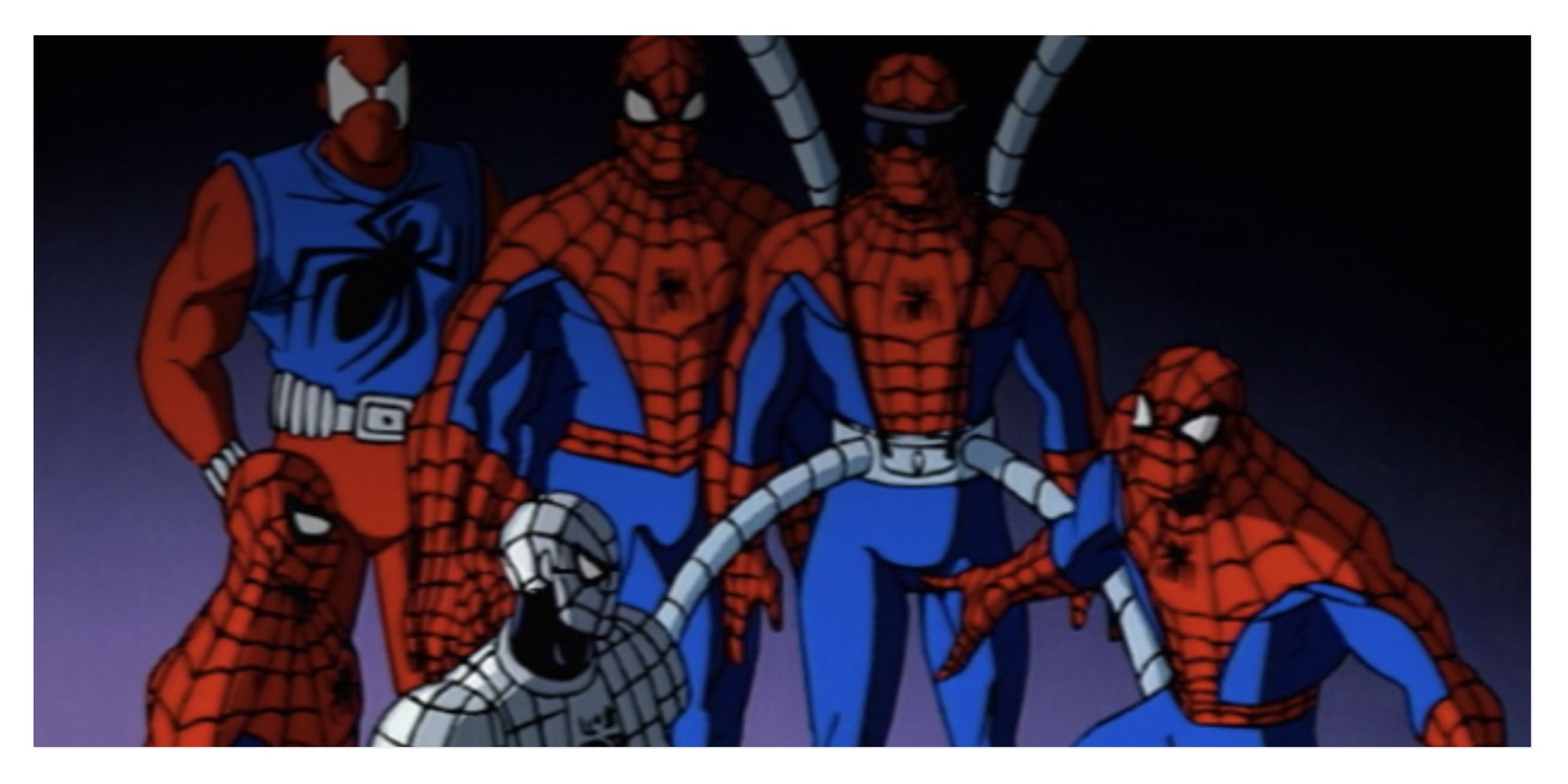 SpiderMen meeting together