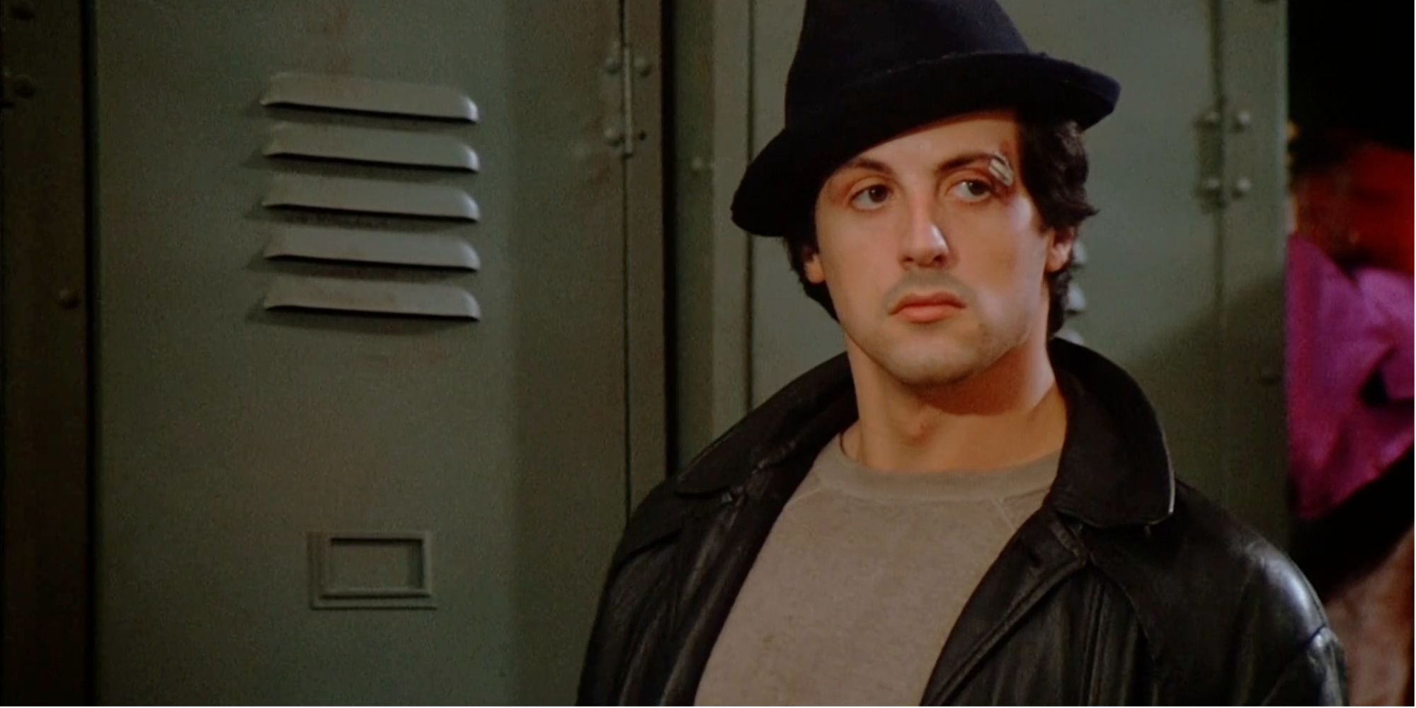 Sylvester Stallone dans le rôle de Rocky Balboa dans Rocky.