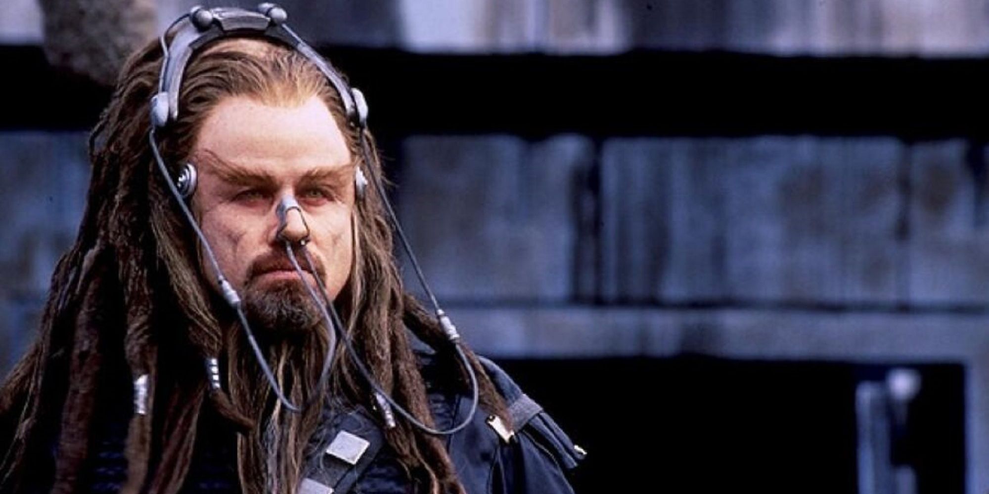 Terl with his headgear on in Battlefield Earth.