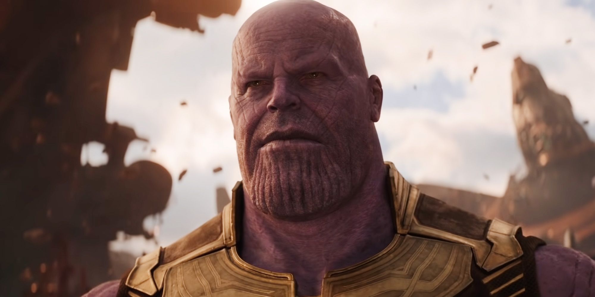 Thanos looking intently in Avengers: Infinity War