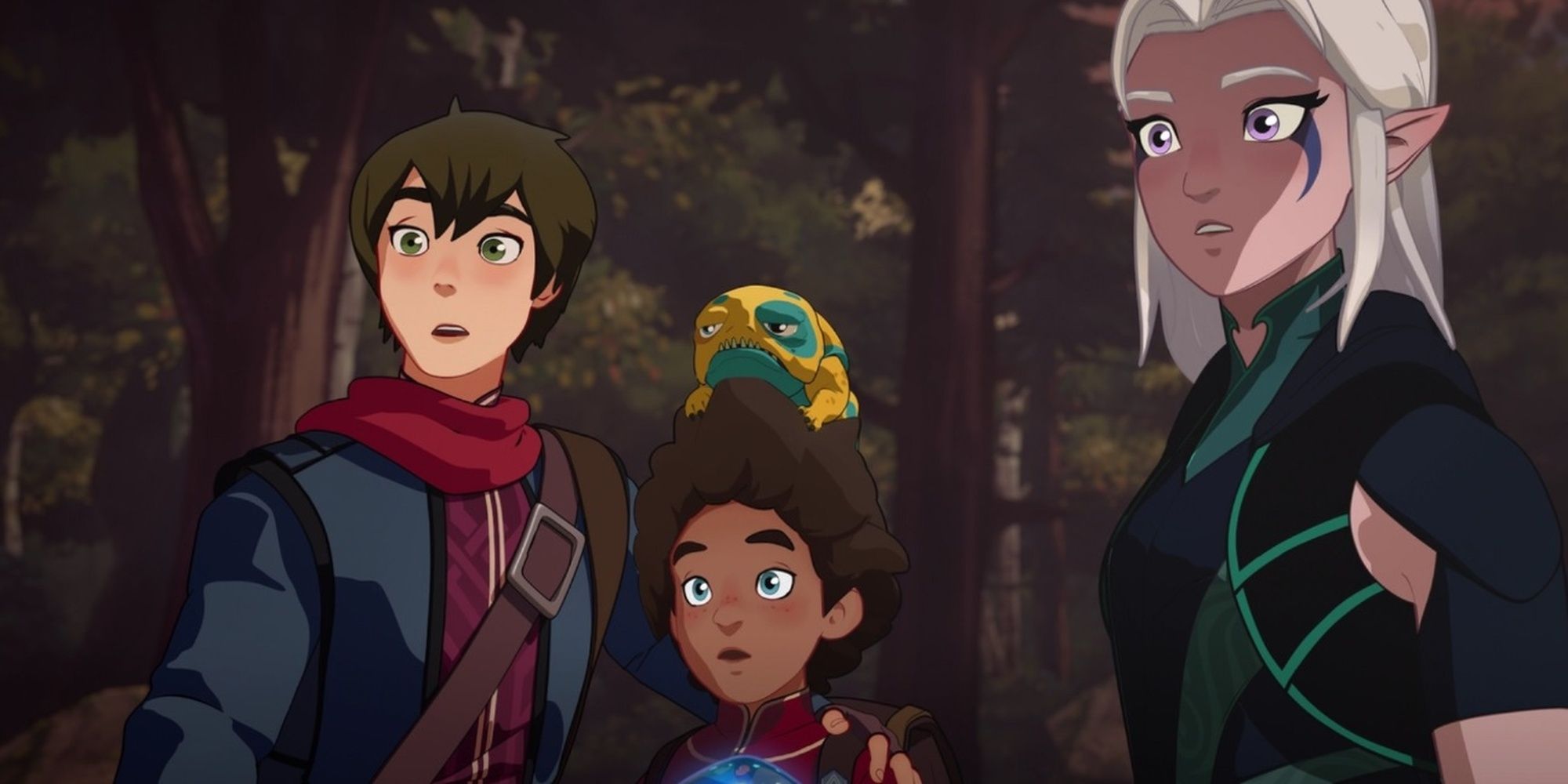 The main protagonists of The Dragon Prince together.