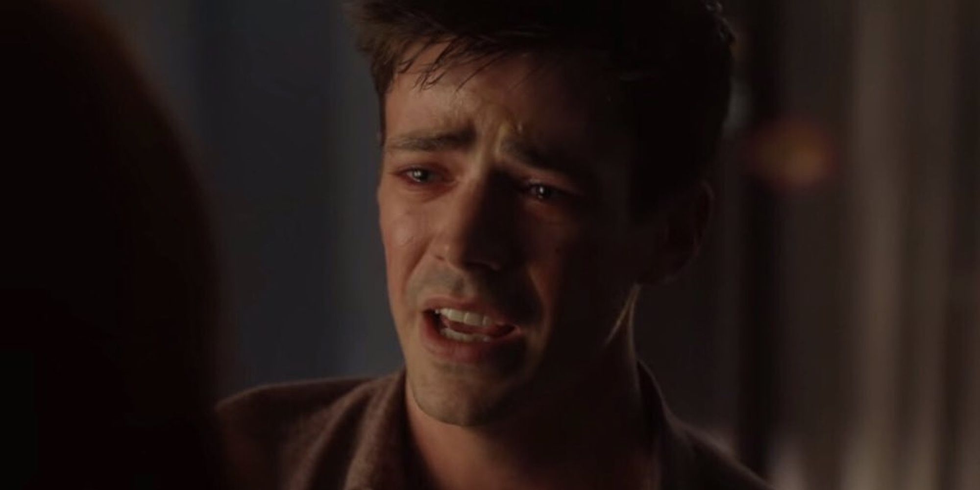 The Flash Barry crying 