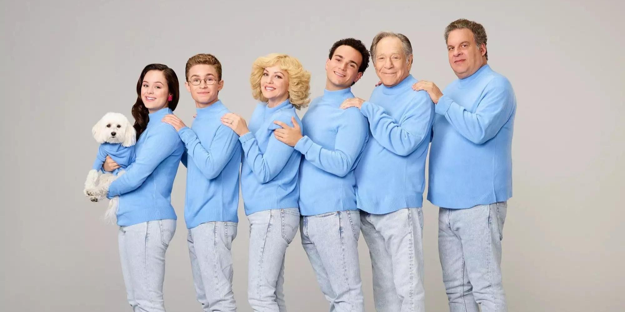 The Goldbergs standing together