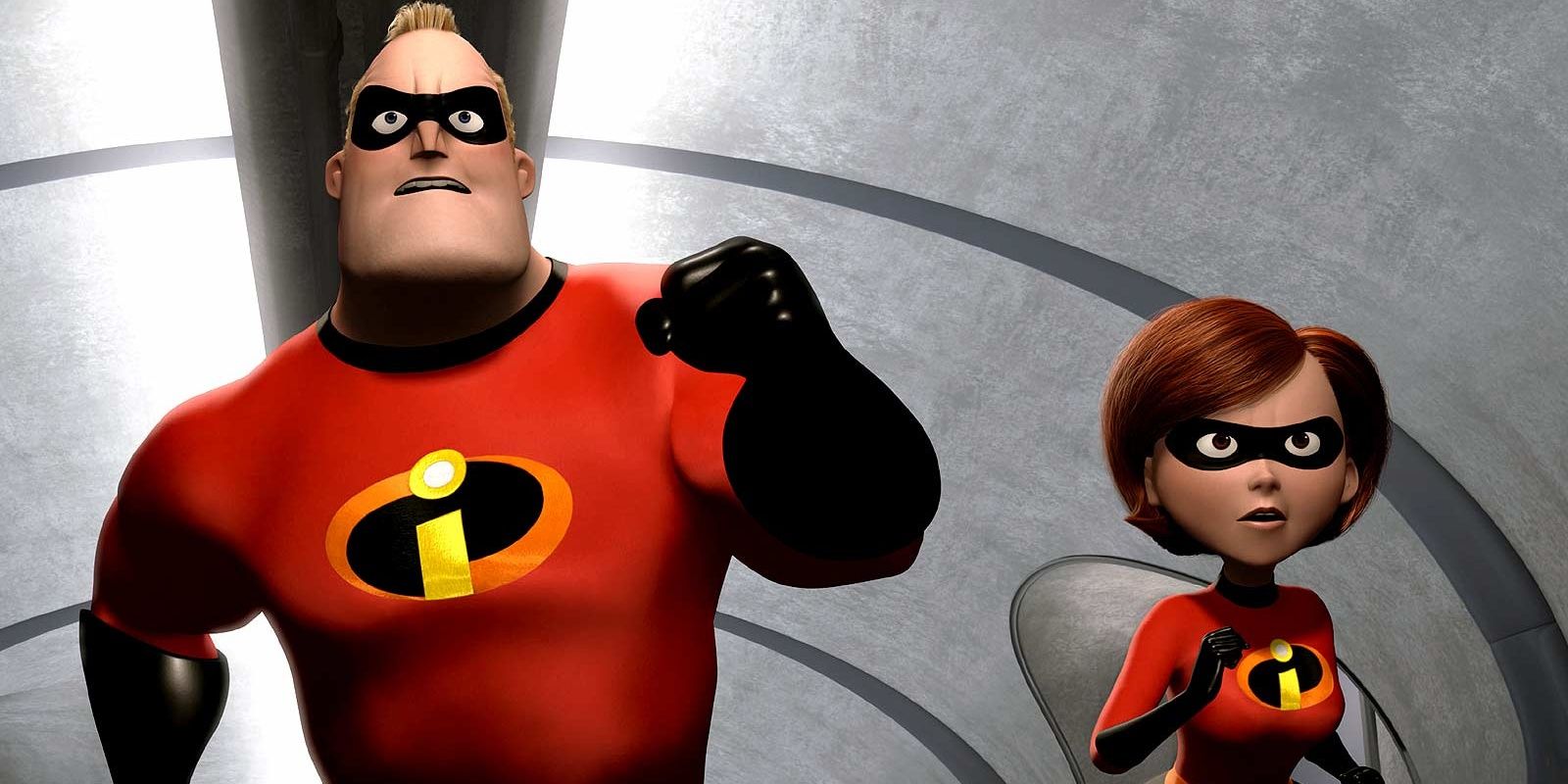 Bob and Helen running in The Incredibles
