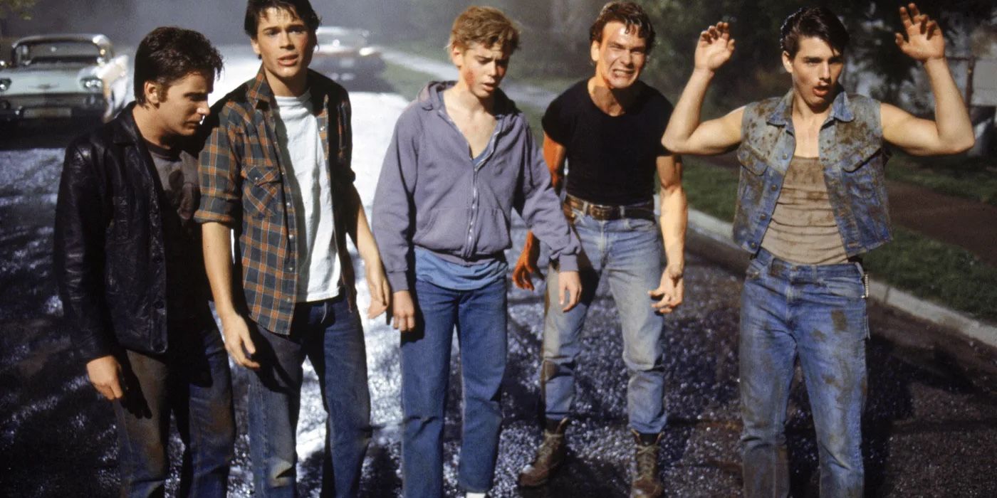 The Outsiders cast - the Greasers