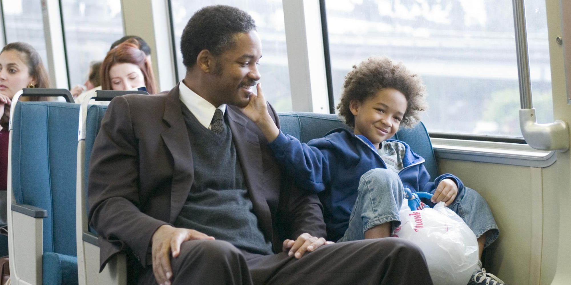Will and Jaden Smith in The Pursuit of Happyness