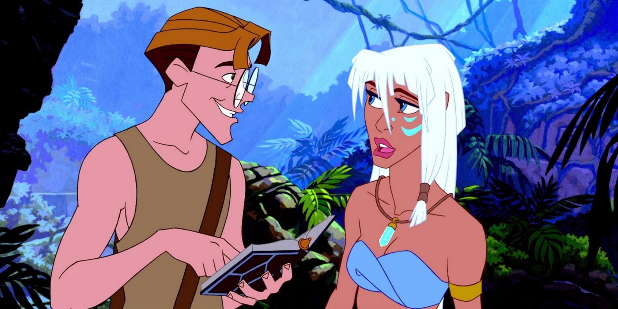 Milo and Kida from 'Atlantis: The Lost Empire' (2001)