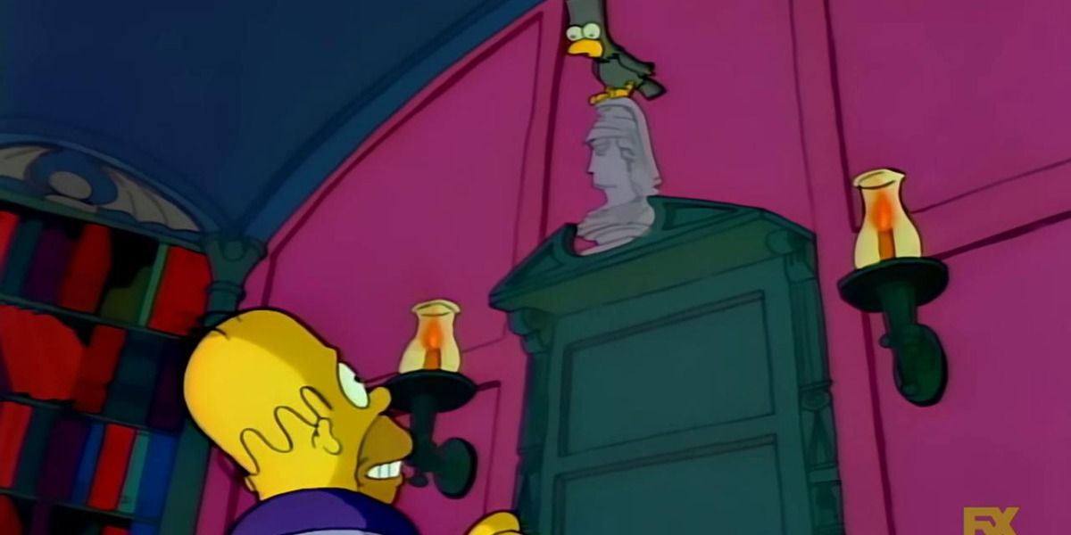 Ravena da casa da árvore do horror dos Simpsons