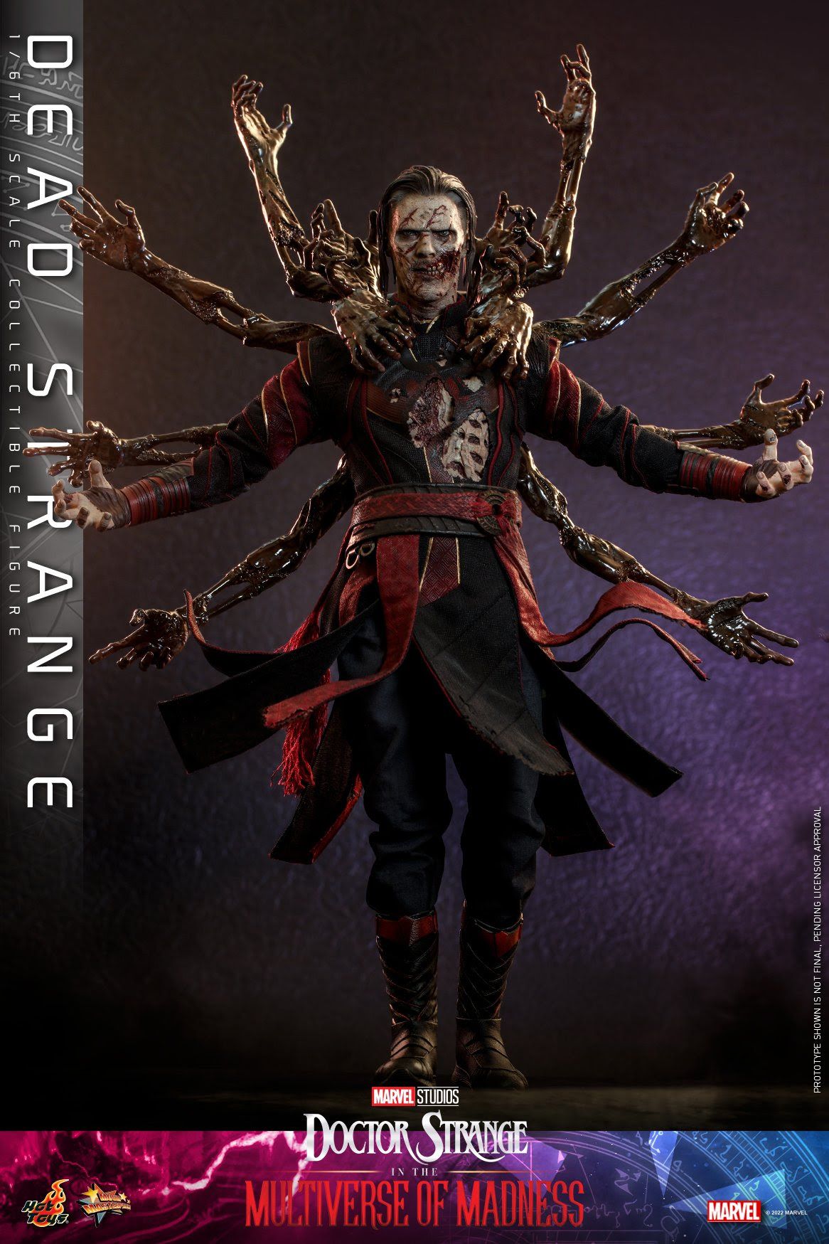 Doctor Strange 2 Hot Toys Figure Depicts Terrifying Dead Strange