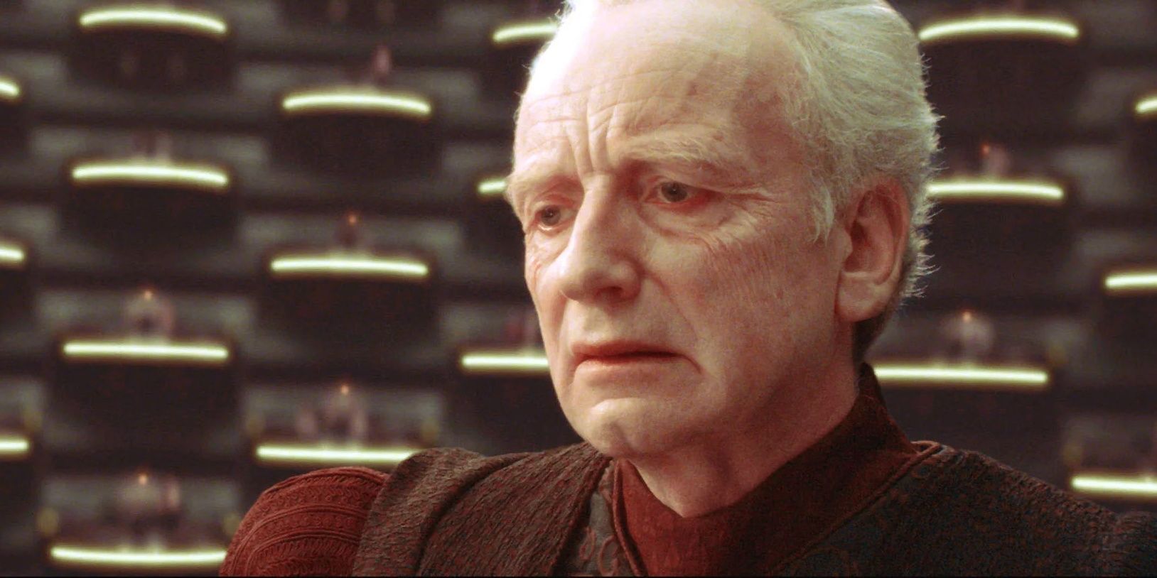 Emperor Palpatine of Star Wars faces the Senate