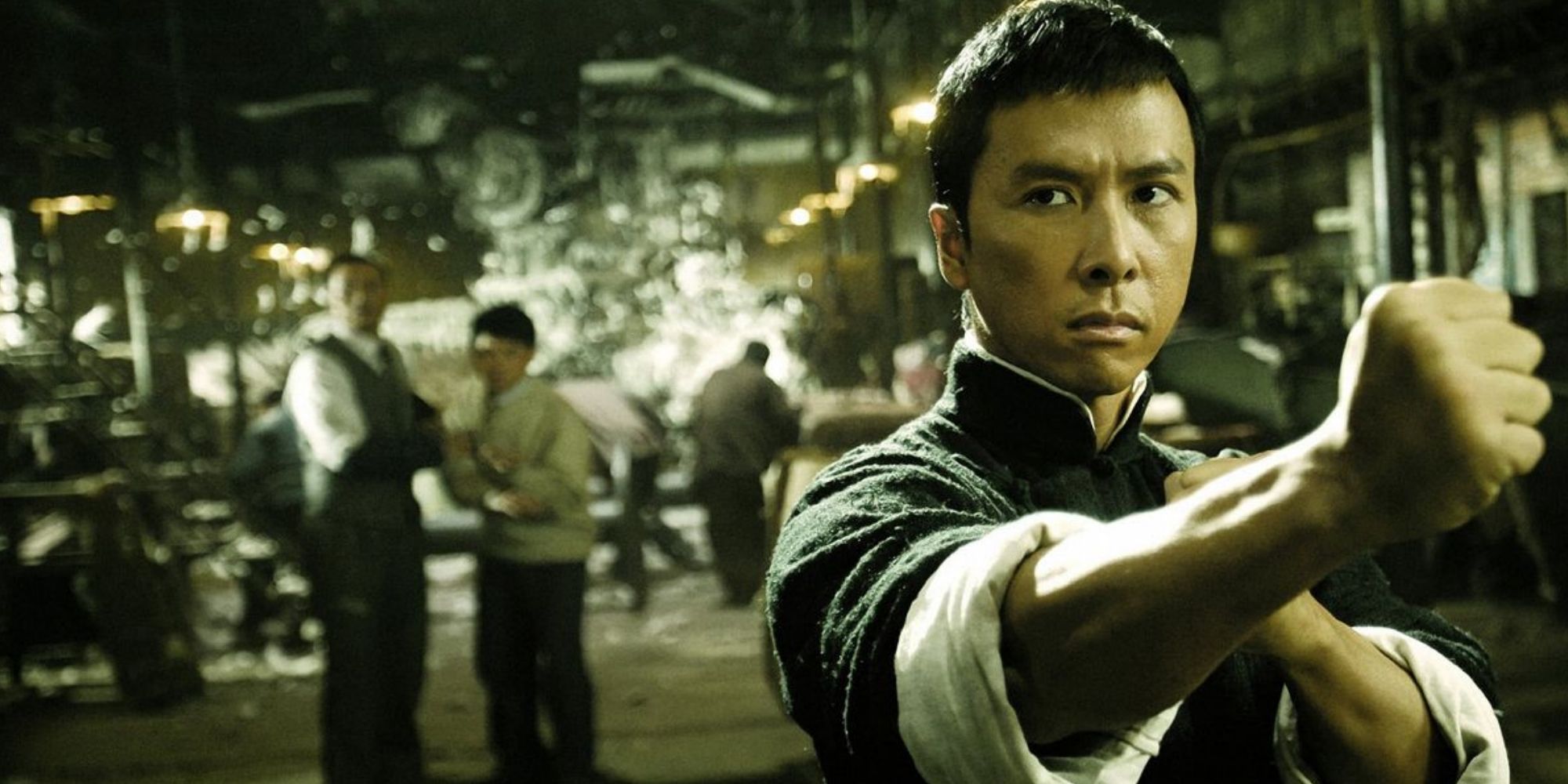 Ip Man (Donnie Yen) defends a factory in 'Ip Man' (2008)