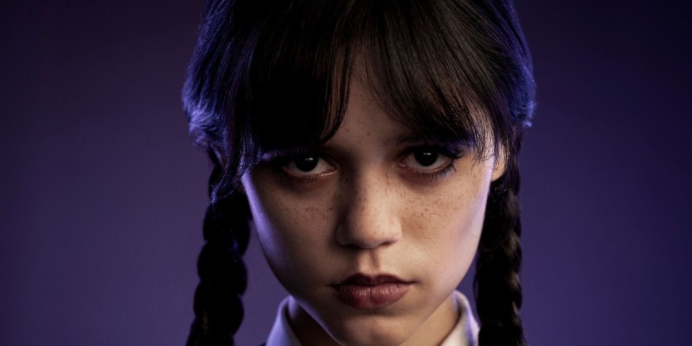 full body of a Wednesday Addams (Jenna Ortega) harvests poisonous herbs -  Playground