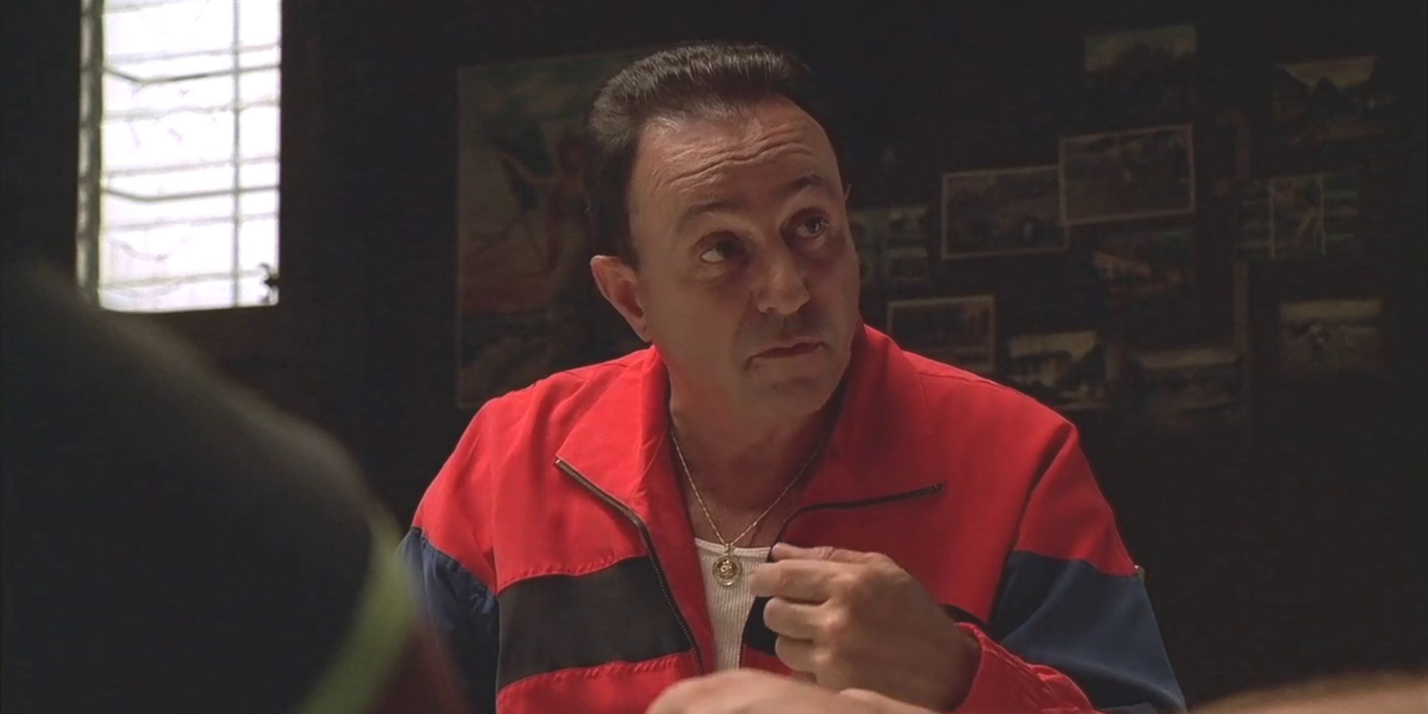 larry in sopranos tells a story at the bing