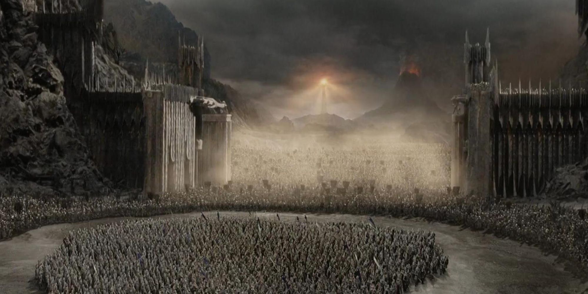 The armies of the dark surrounded the armies of the light as the black gate opens