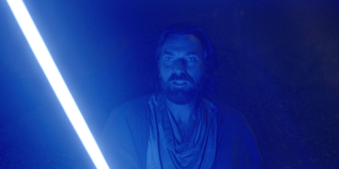 Obi wan with store lightsaber