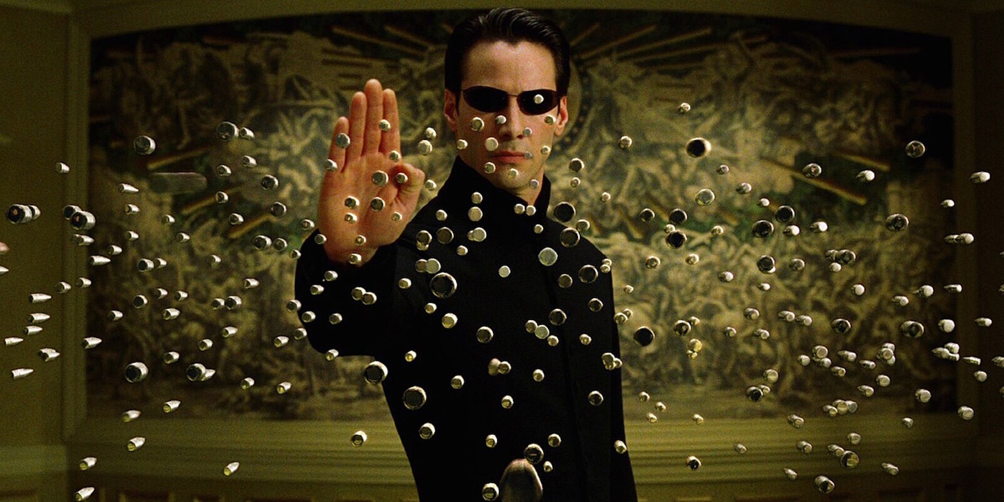 neo stops bullets in the matrix reloaded