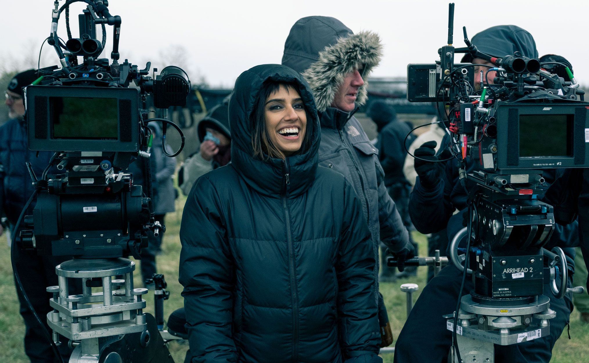 Ritu Arya on the Set of The Umbrella Academy