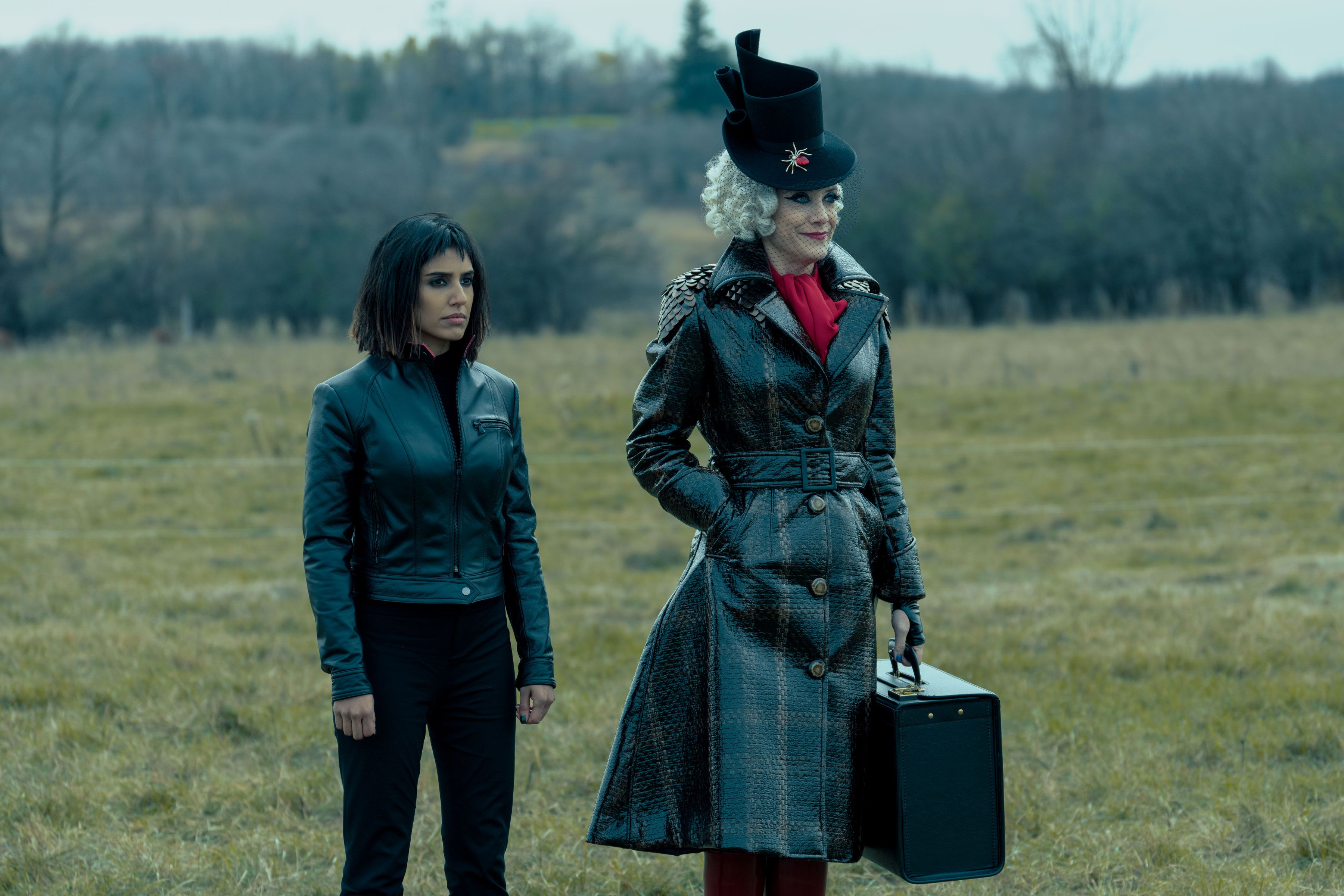 Ritu Arya and Kate Walsh in Umbrella Academy