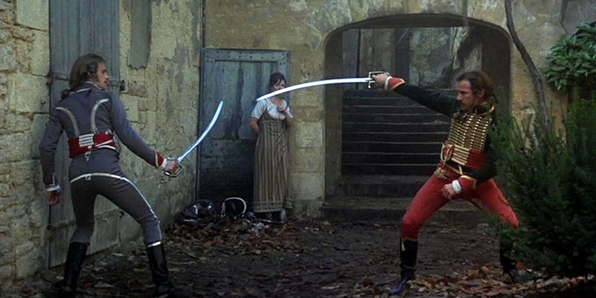 Harvey Keitel and Keith Carradine dueling with Swords in the Duellists