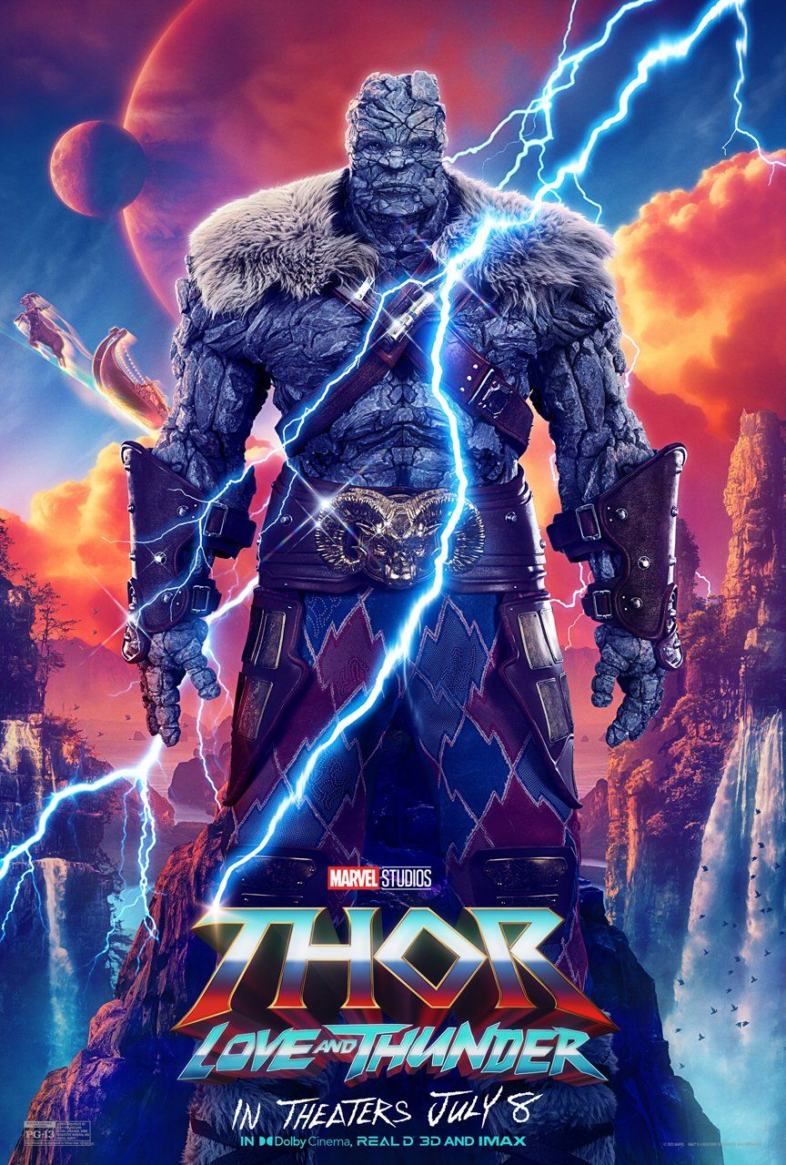 Thor: Love and Thunder Character Posters Tease Electrifying Action