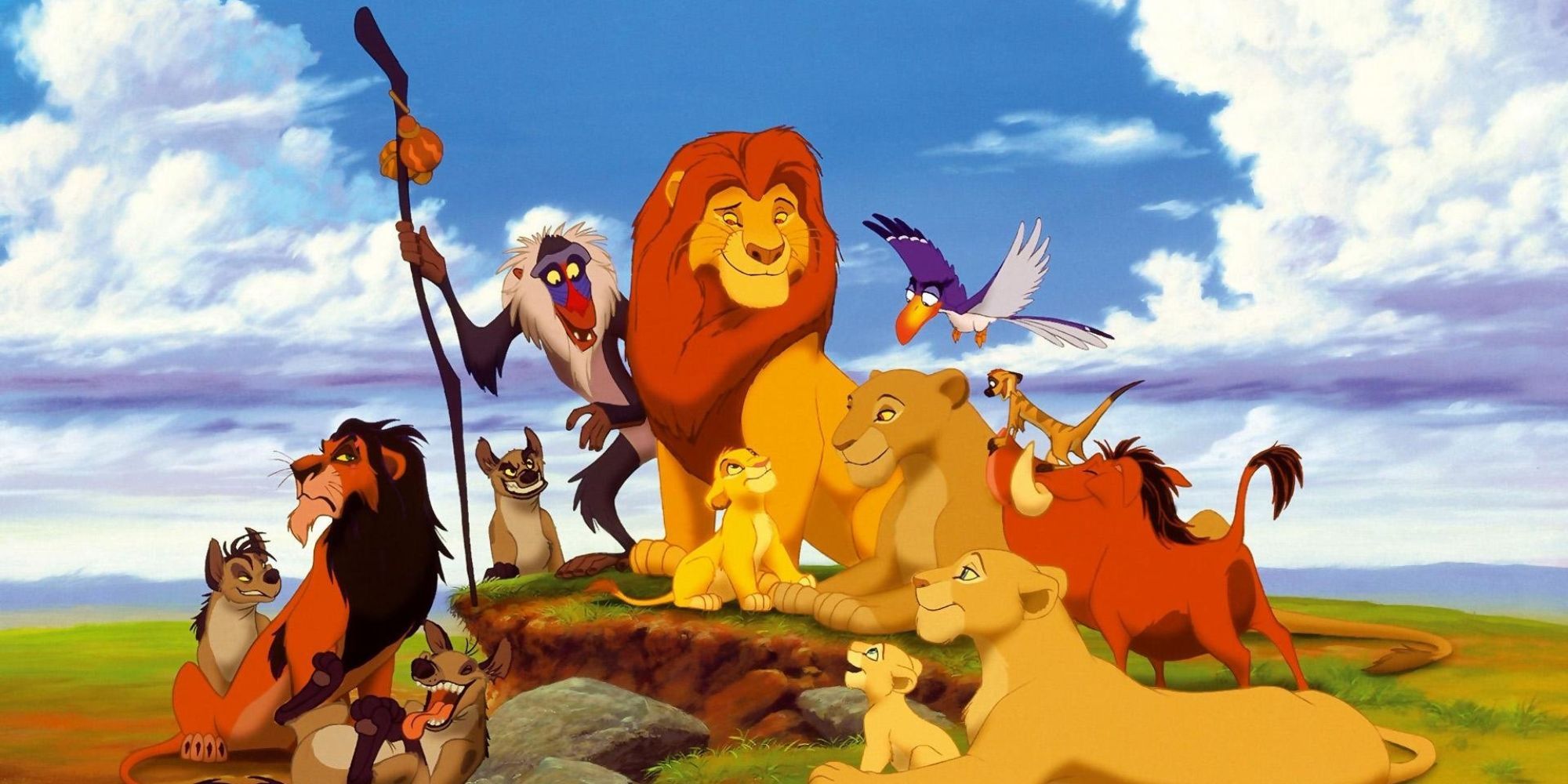 All of the Lion King characters together