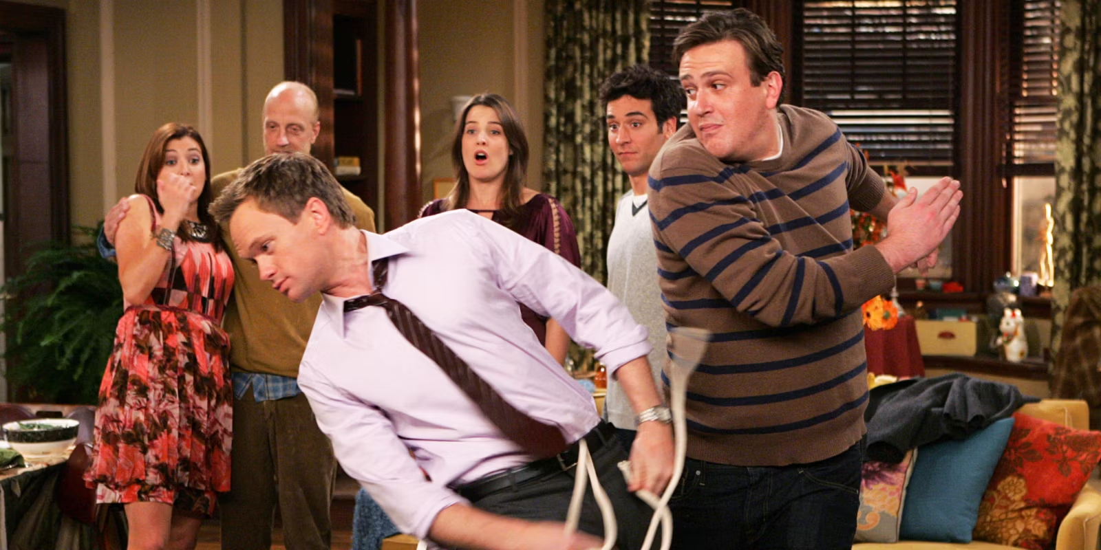 Marshall Slapping Barney in How I Met Your Mother