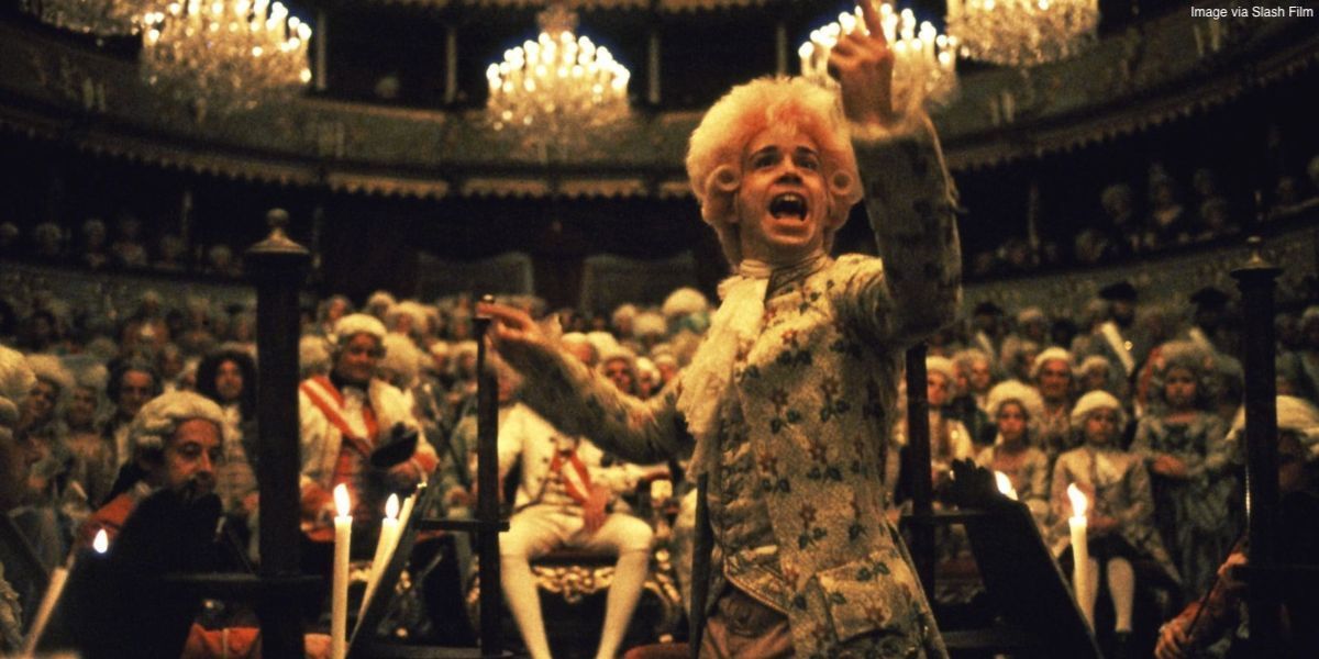 Tom Hulce's Mozart conducting in Amadeus