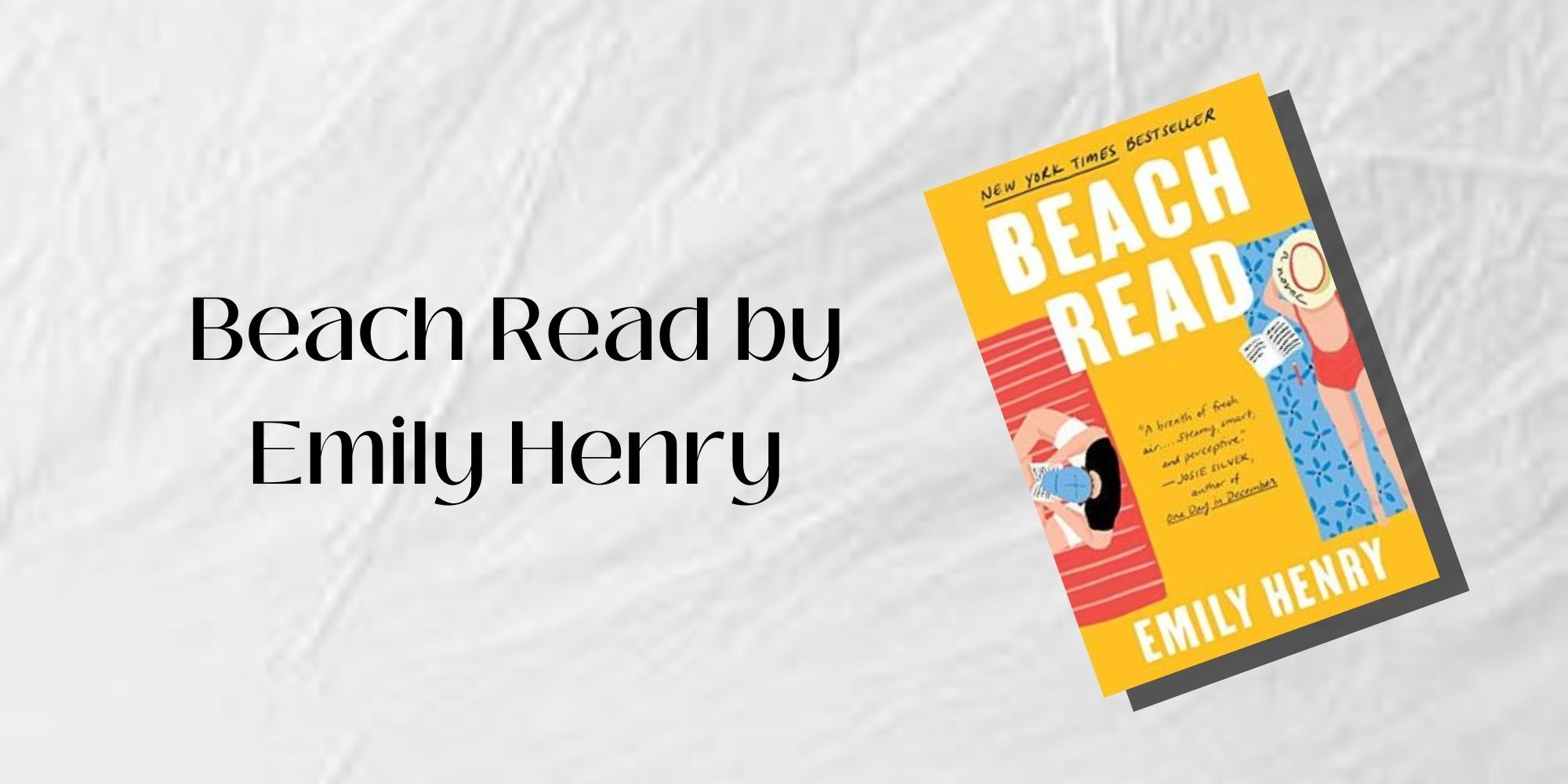 The Cover of Beach Read by Emily Henry