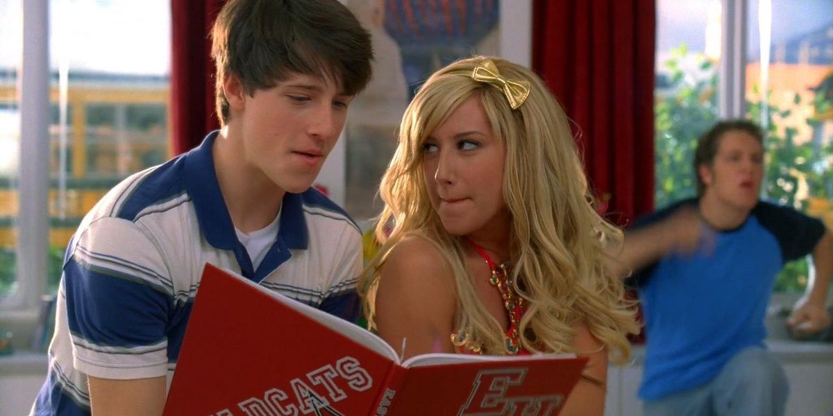Shane Harper and Ashley Tisdale in High School Musical 2