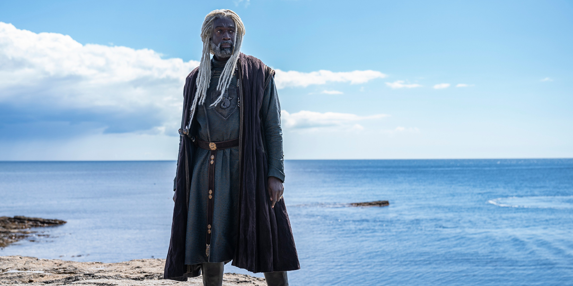 Lord Corlys Valaryon (Steve Toussaint) in HBO&rsquo;s &lsquo;House of the Dragon&rsquo;