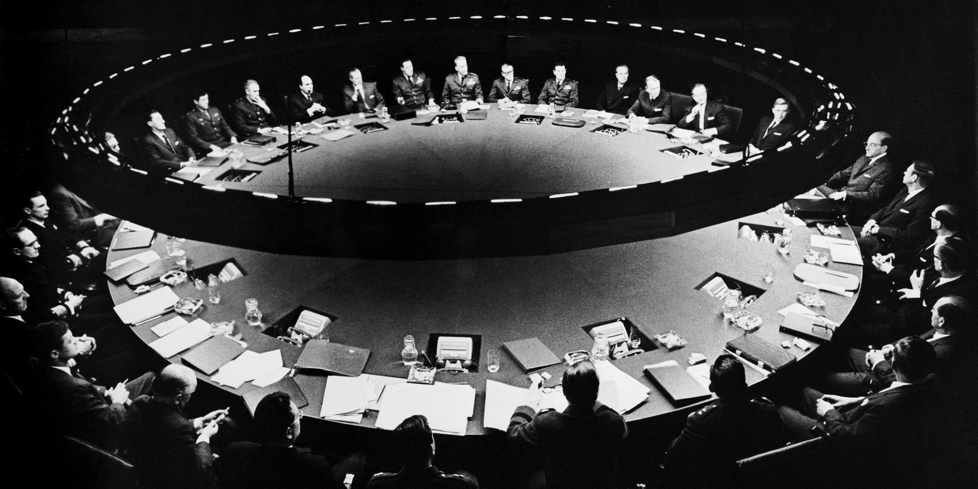 The war room from Dr Strangelove