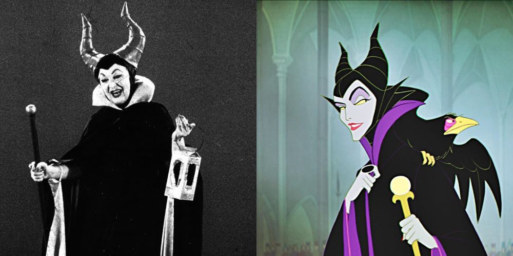 Eleanor Audley as her character Maleficent from Sleeping Beauty