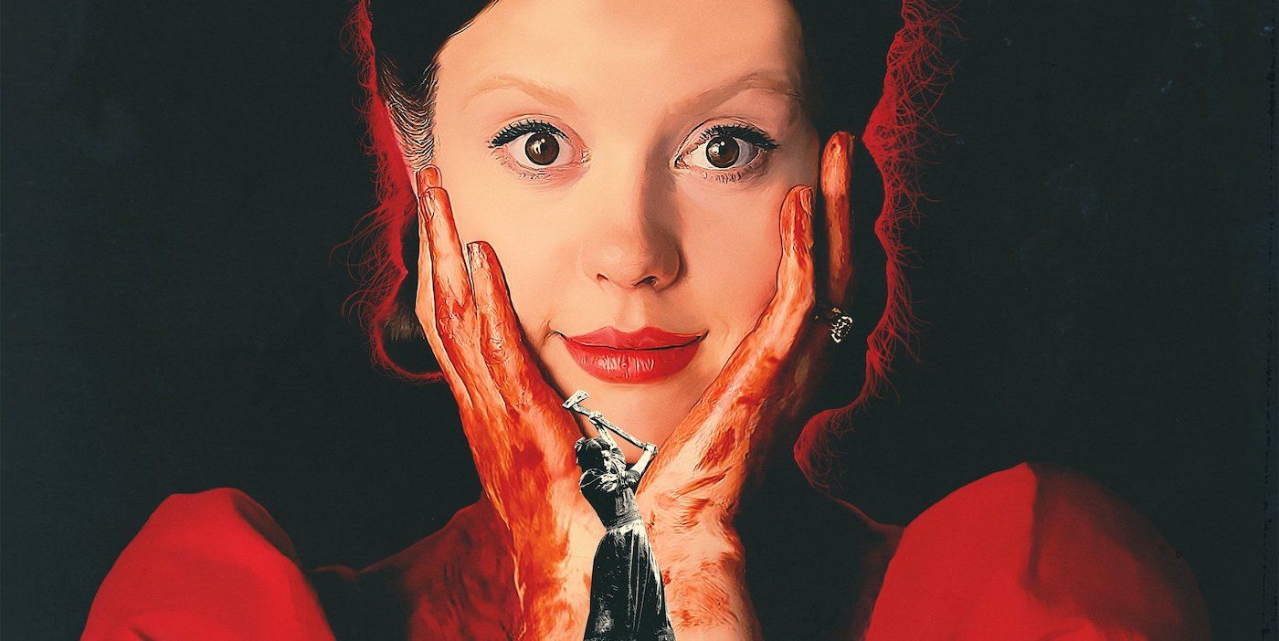 Mia Goth on the poster for Pearl.
