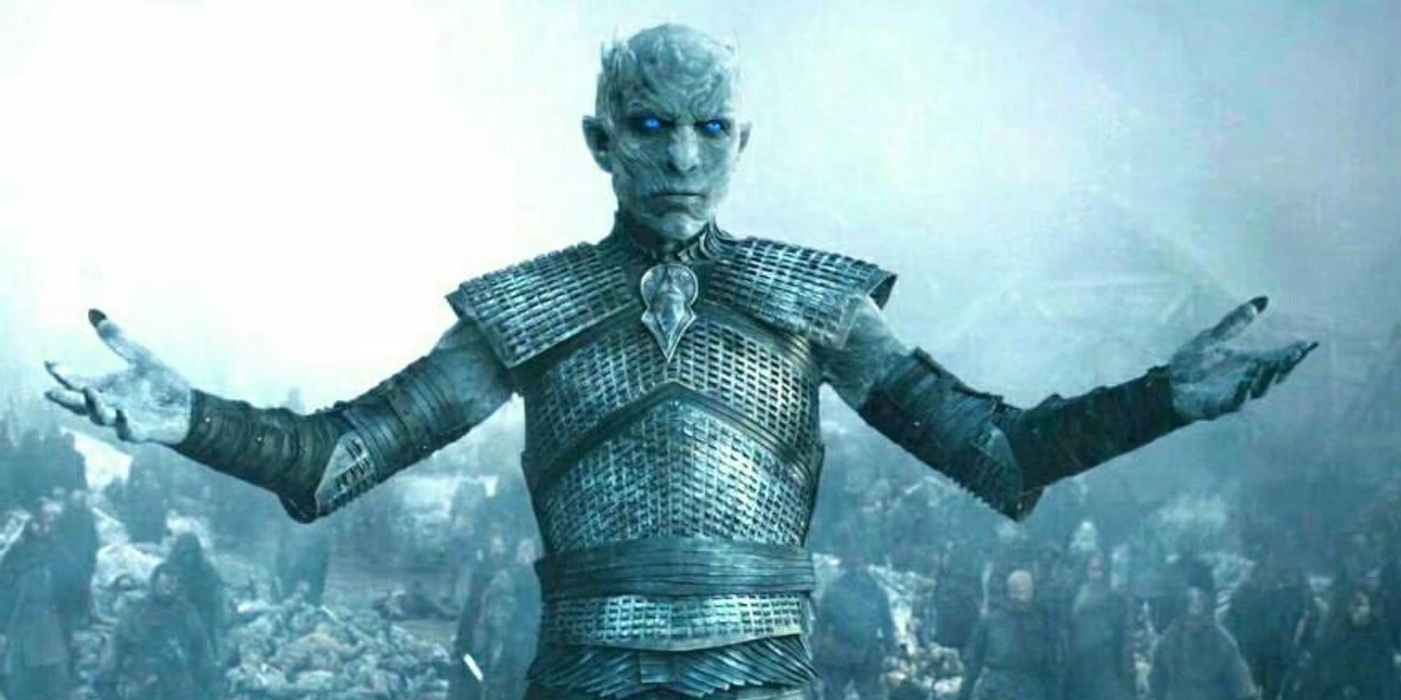 The Night King raises the dead for the first time at Hardhome in Game of Thrones.