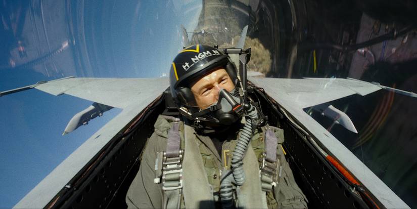 hangman flying a plane in top gun maverick