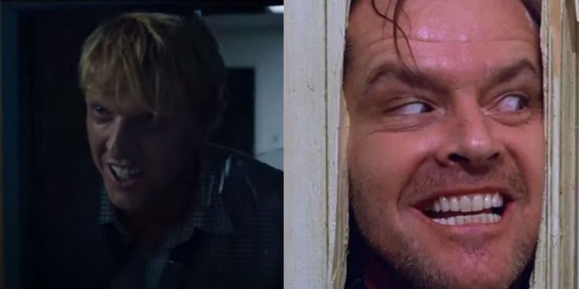 Jake-Busey-in-Stranger-Things-3-and-Jack-Nicholson-in-The-Shining-1