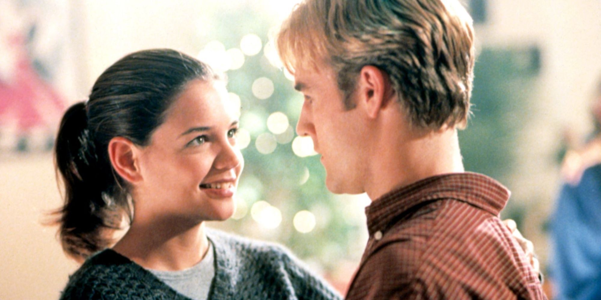 Joey and Dawson from Dawson’s Creek staring at each other