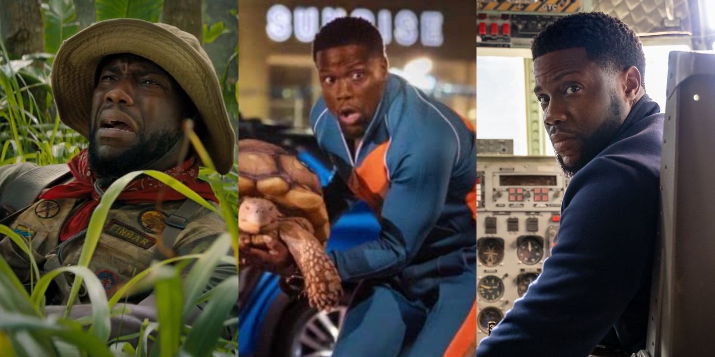 Kevin Hart in 'Jumanji: The Next Level,' 'Me Time,' and 'The Man from Toronto'