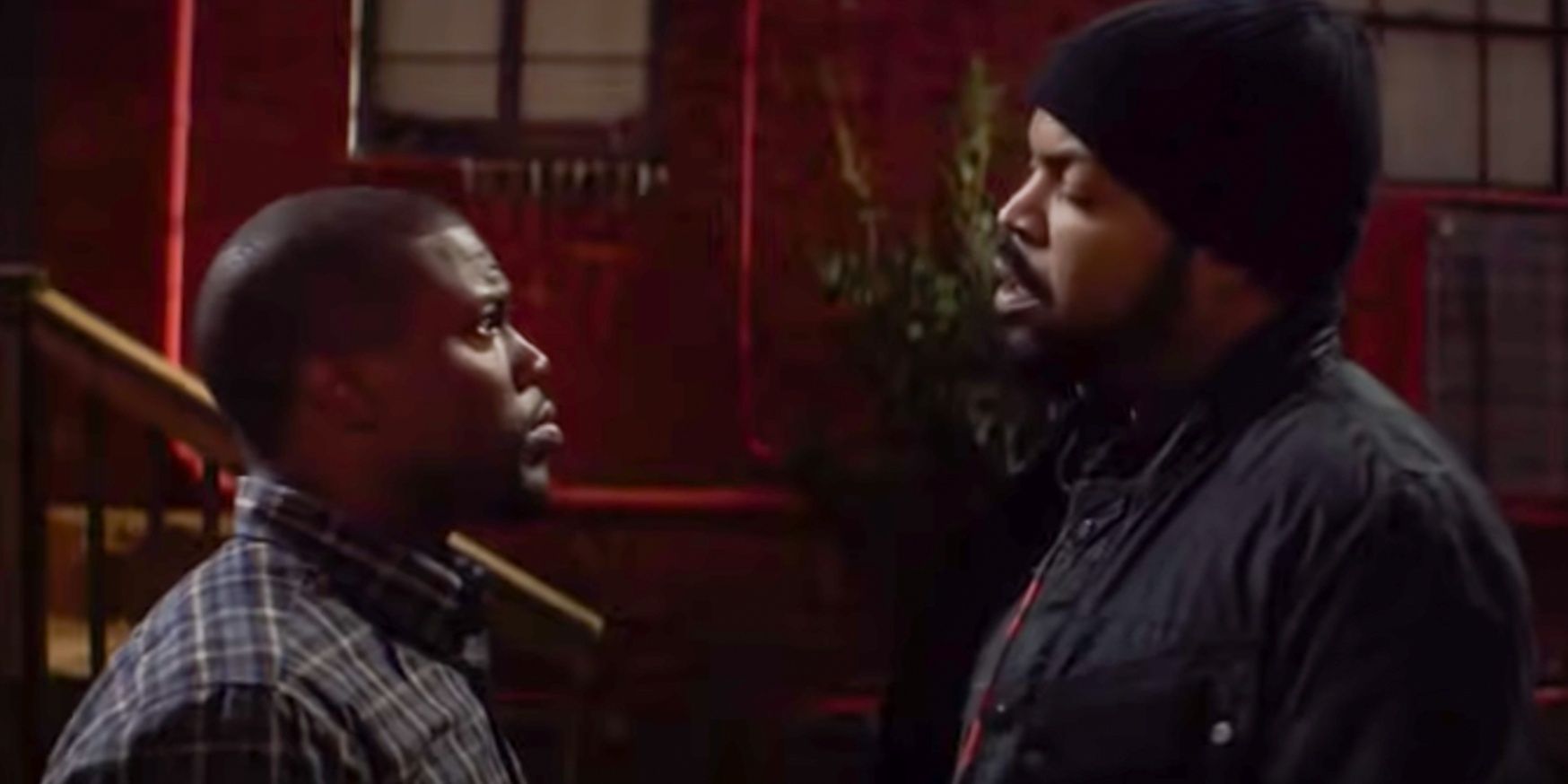 Kevin Hart and Ice Cube in 'Ride Along'