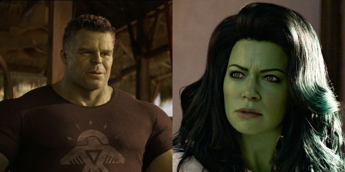 Mark Ruffalo and Tatiana Maslany in 'She-Hulk'