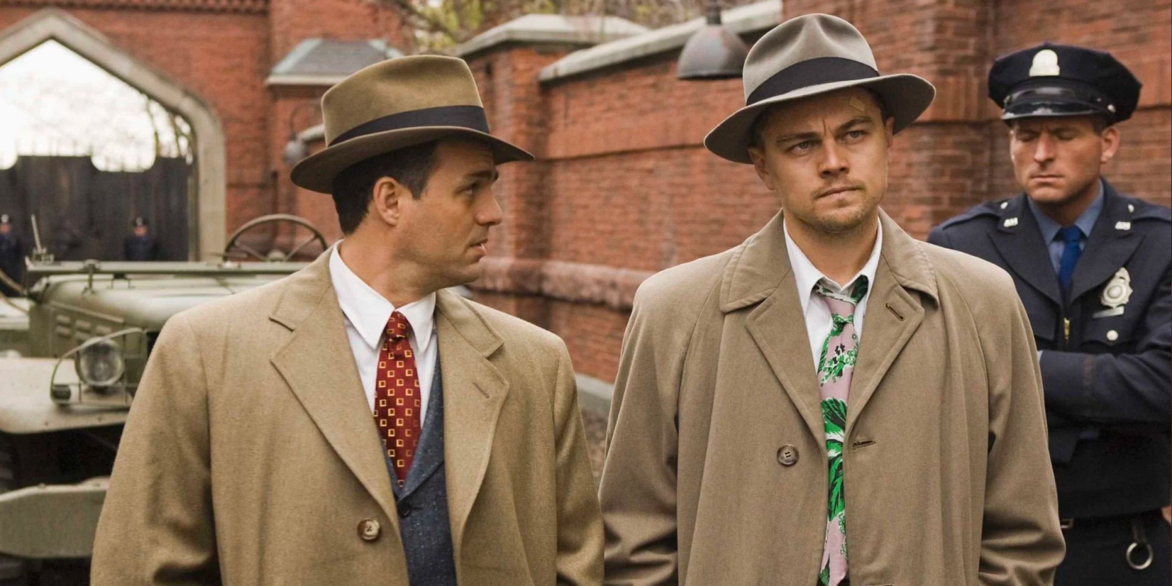 Leonardo DiCaprio et Mark Ruffalo dans Shutter Island