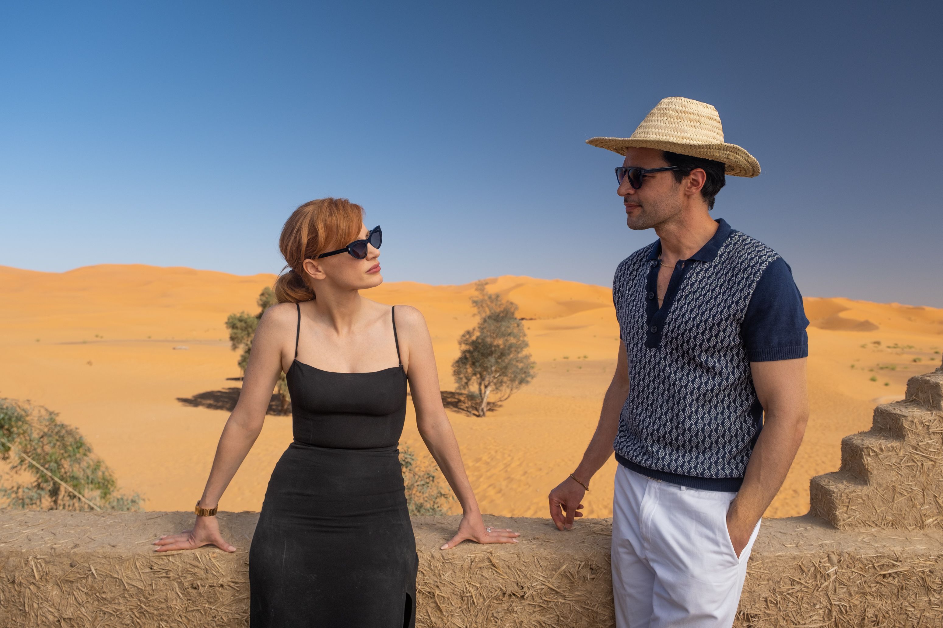 Jessica Chastain & Ralph Fiennes on The Forgiven, How They Get Ready to Act