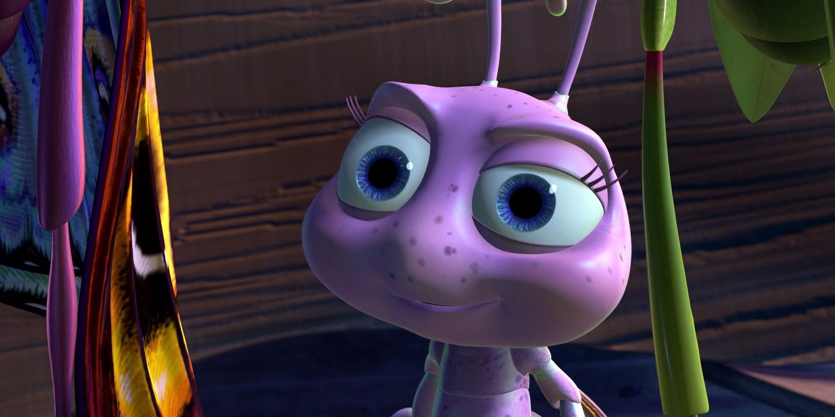 Dot looking annoyed in A Bug's Life