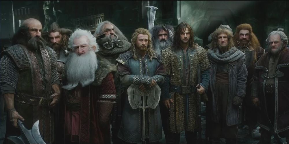 A maioria dos anões de O Hobbit: A Batalha dos Cinco Exércitos