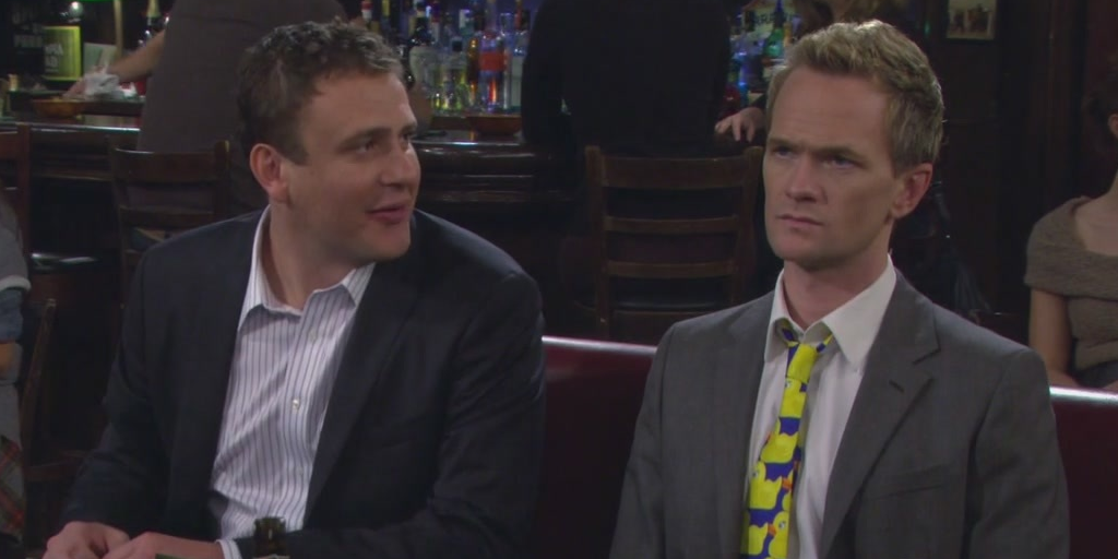 Marshall and Barney Ducky Tie on How I Met Your Mother